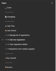 Figma file structure