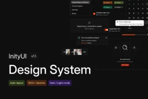InityUI - Free Design System library