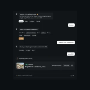 AI Matchmaking functionality